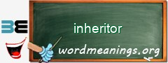 WordMeaning blackboard for inheritor
